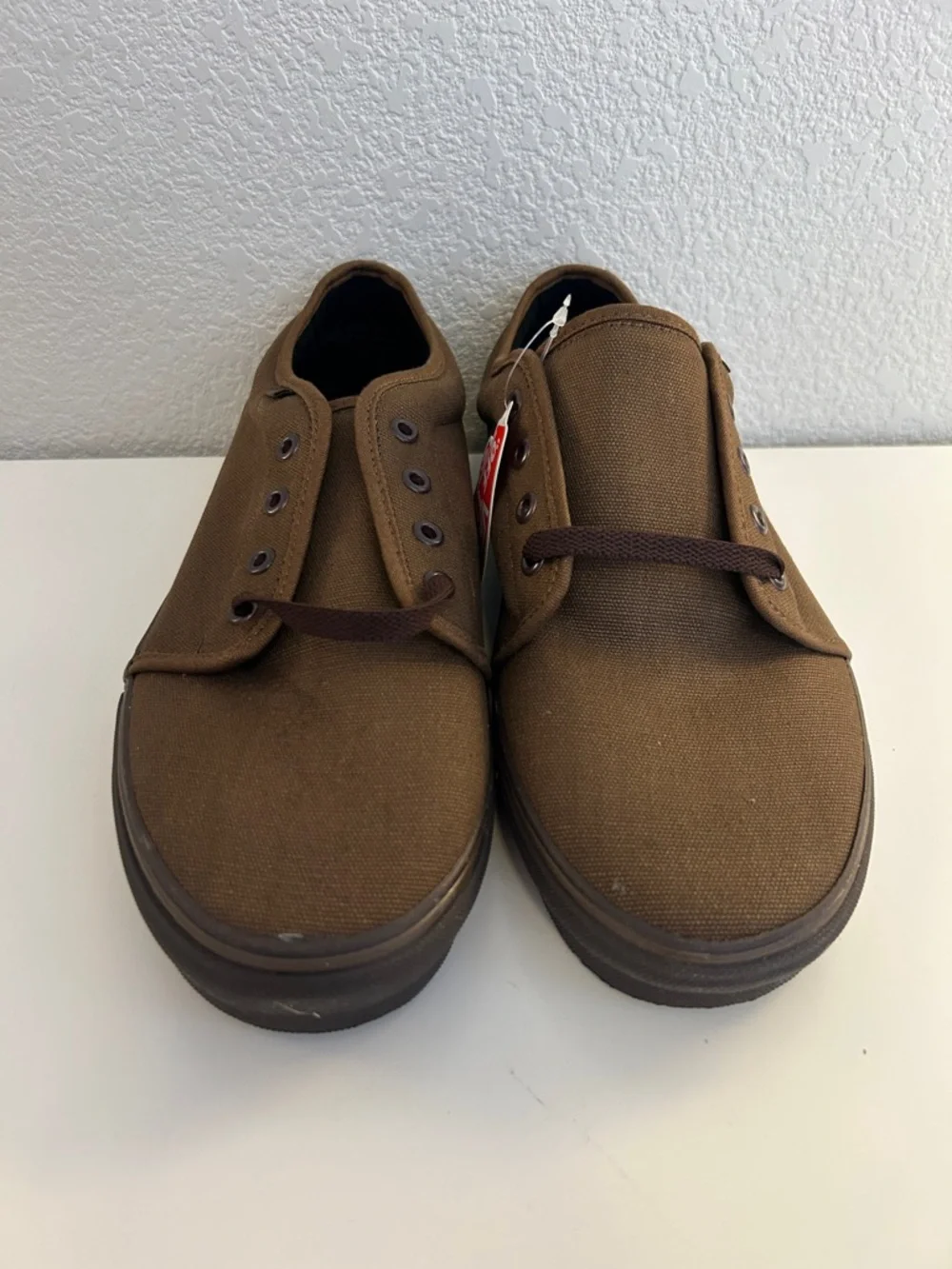 Vans Men's 106 Vulcanized Canvas Dark Earth Sneaker Shoes Size 11 New in‎ Box!